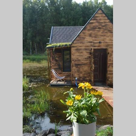 Heather Hut, Off-Grid Cottage On A Pond+2 Ha Darzkowo Luaran gambar